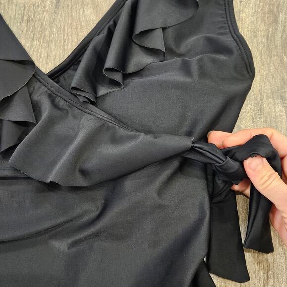 Kindred Bravely Swimsuit Womens S-Busty Ruffle Wrap Maternity Nursing One Piece - Picture 7 of 15